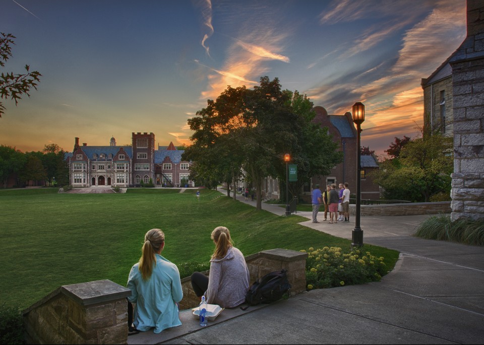 Sunset on the HWS Campus